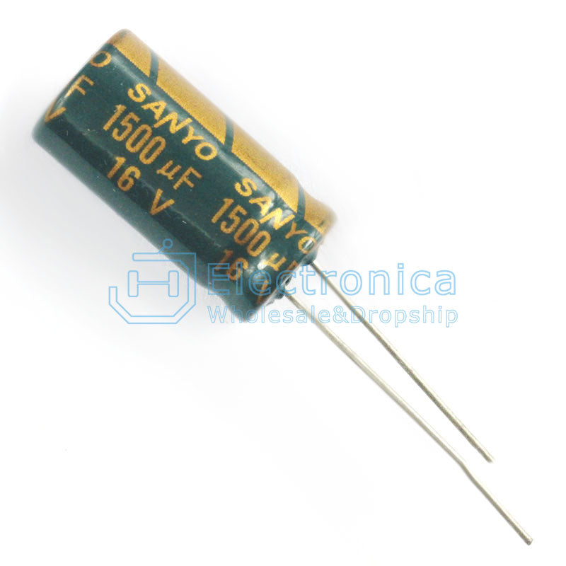 Electrolytic Capacitor 16V/1500UF 10*20MM - I Found Tech Chinese Warehouse Import - 10PCS