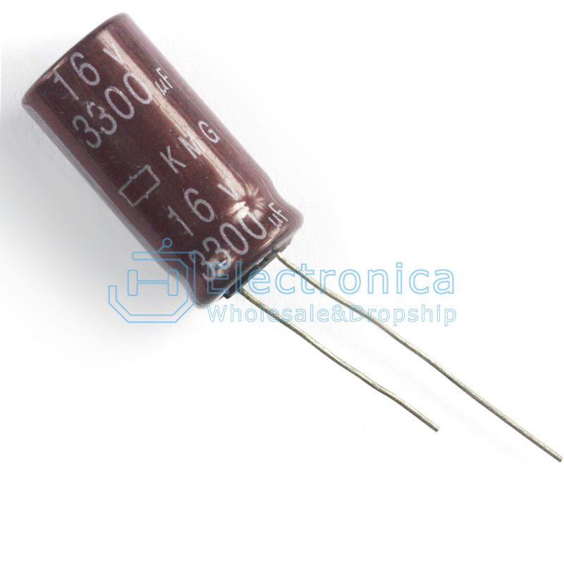 Electrolytic Capacitor 16V/3300UF 10*35MM - I Found Tech Chinese Warehouse Import - 10PCS
