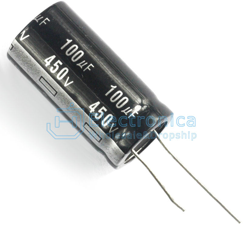 Electrolytic Capacitor 450V/100UF 18*35MM - I Found Tech Chinese Warehouse Import