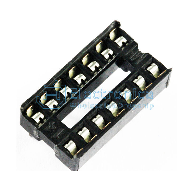 14PIN IC Socket Chip Base Slot - I Found Tech Chinese Warehouse Import - 10PCS