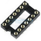 14PIN IC Socket Chip Base Round Hole - I Found Tech Chinese Warehouse Import - 10PCS
