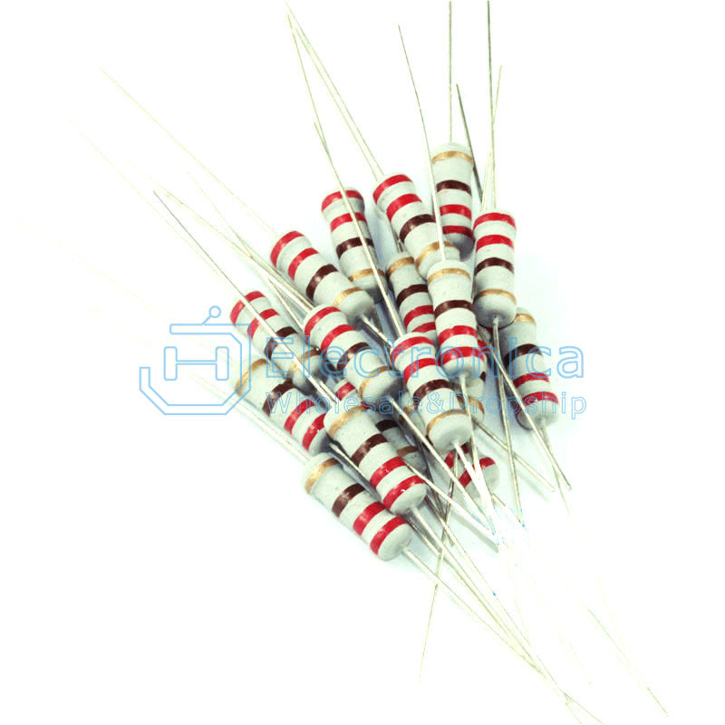 Carbon Film Resistor 1W 5% - I Found Tech Chinese Warehouse Import - 50PCS
