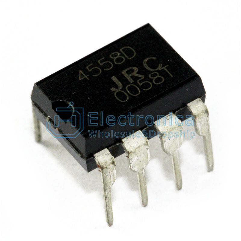 JRC4558 JRC4558D 4558 DIP-8 - I Found Tech Chinese Warehouse Import - 10PCS