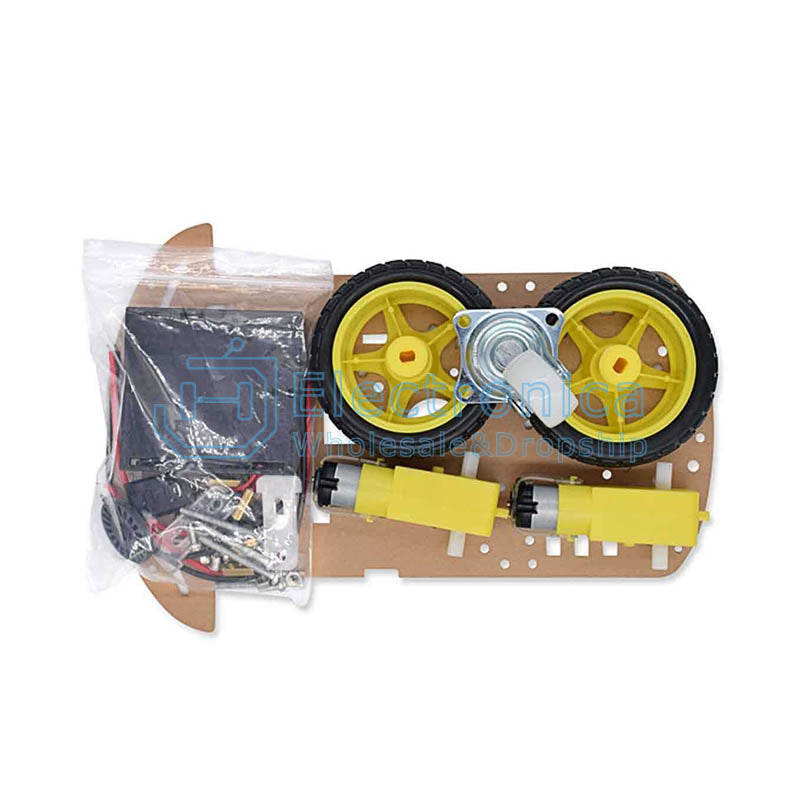 2WD Smart Robot Car Chassis Kit - I Found Tech Chinese Warehouse Import - One set(with 2 motors)